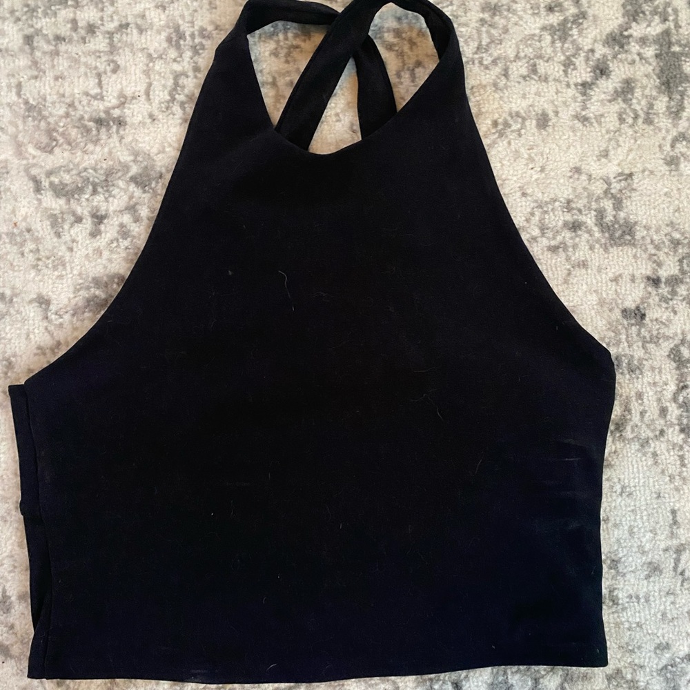 Abercrombie & Fitch cross back crop top